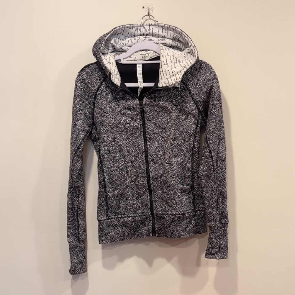 lululemon athletica Black and White Hoodie